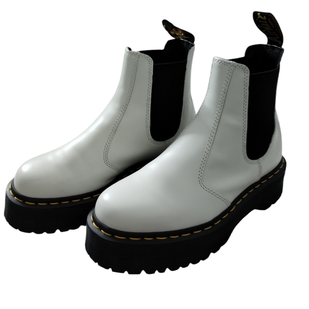 Dr. Martens Womens 8 Quad Arcadia Chunky Platform Boots Gothcore Punk Rock Stree